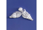 1 pair White Rayon Venice Frog    	133 